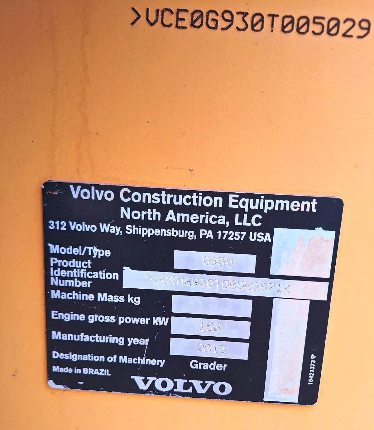 Motoniveladora Volvo G930 2013 - Imagem 9