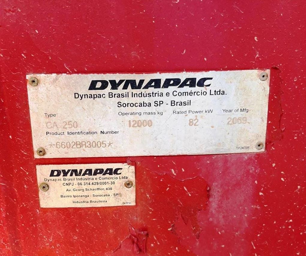 Rolo compactador Dynapac CA250 2009 - Imagem 16