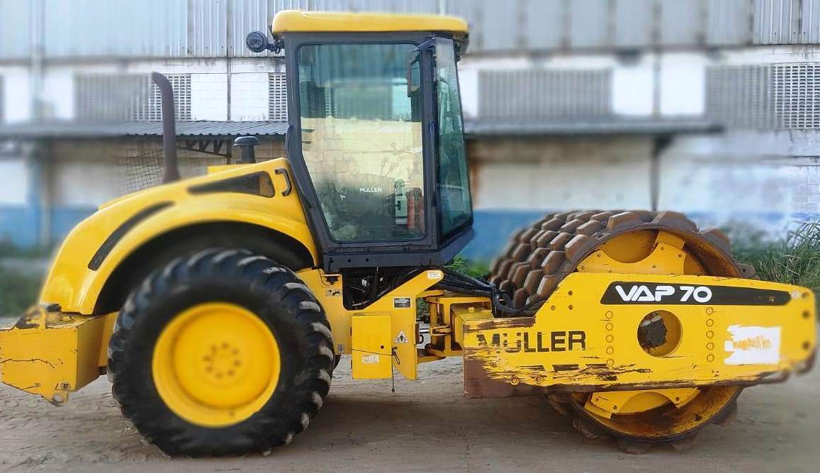 Rolo compactador Müller VAP70 2014 - Imagem 1