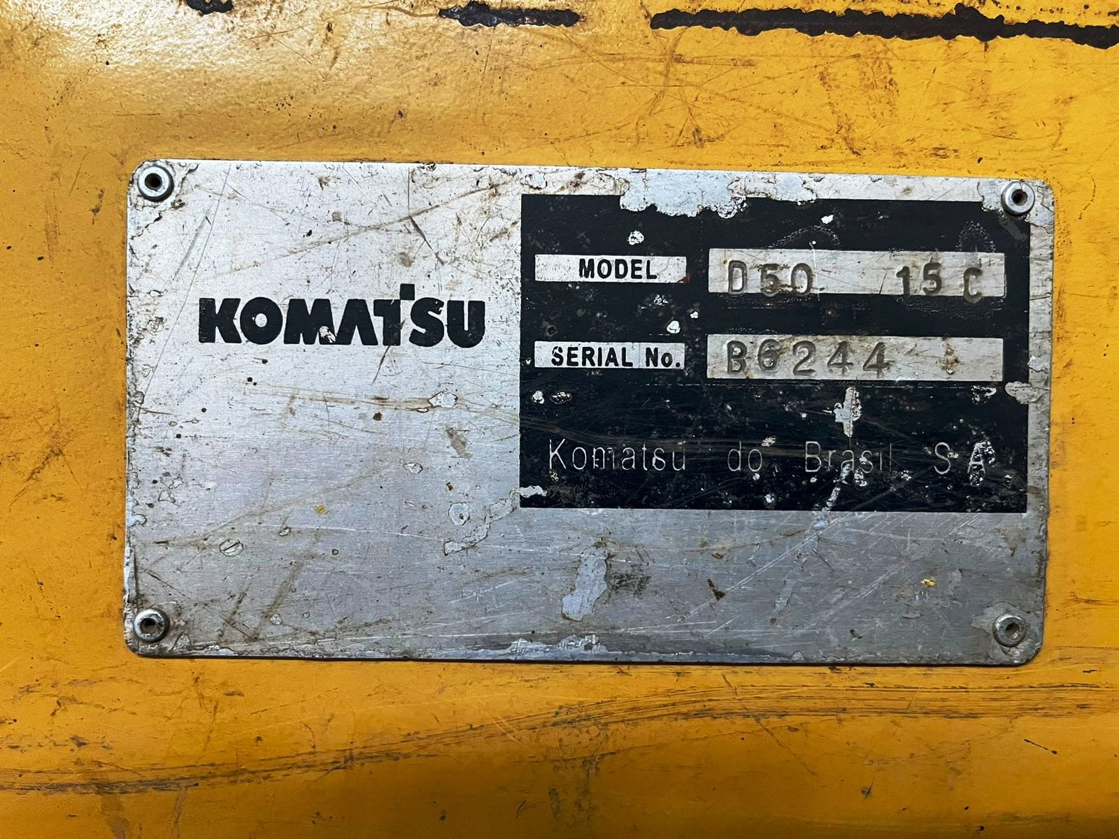 Trator de esteira Komatsu  D50 1992 - Imagem 9