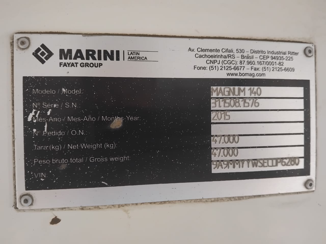 Usina de Asfalto Terex MAGNUM 140 2015 - Imagem 7