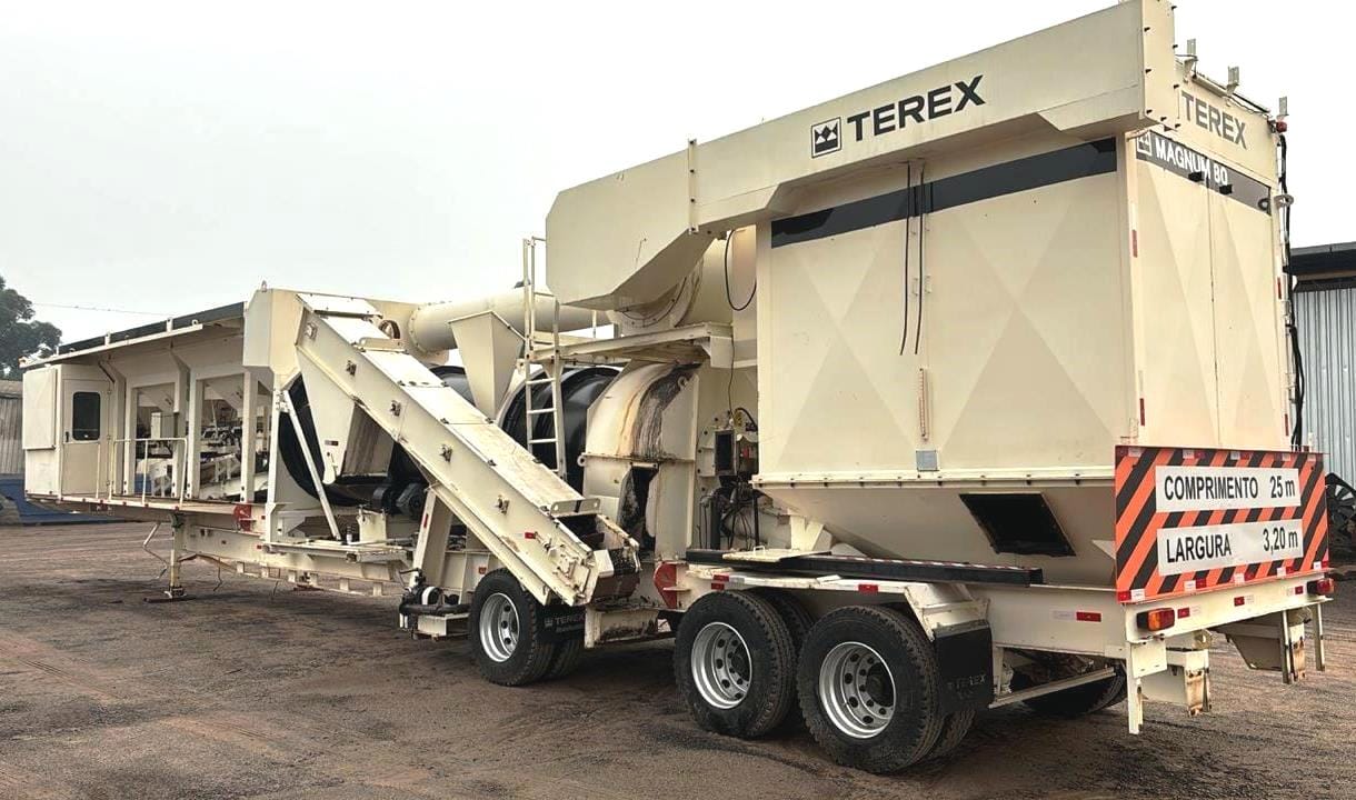 Usina Asfalto Terex MAGNUM 80 2008 - Imagem 1