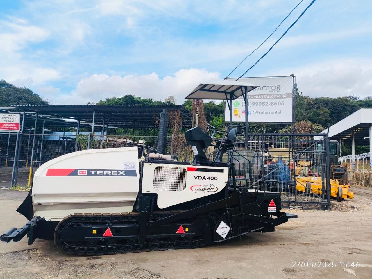 Vibroacabadora Terex VDA400 2009 - Imagem 6