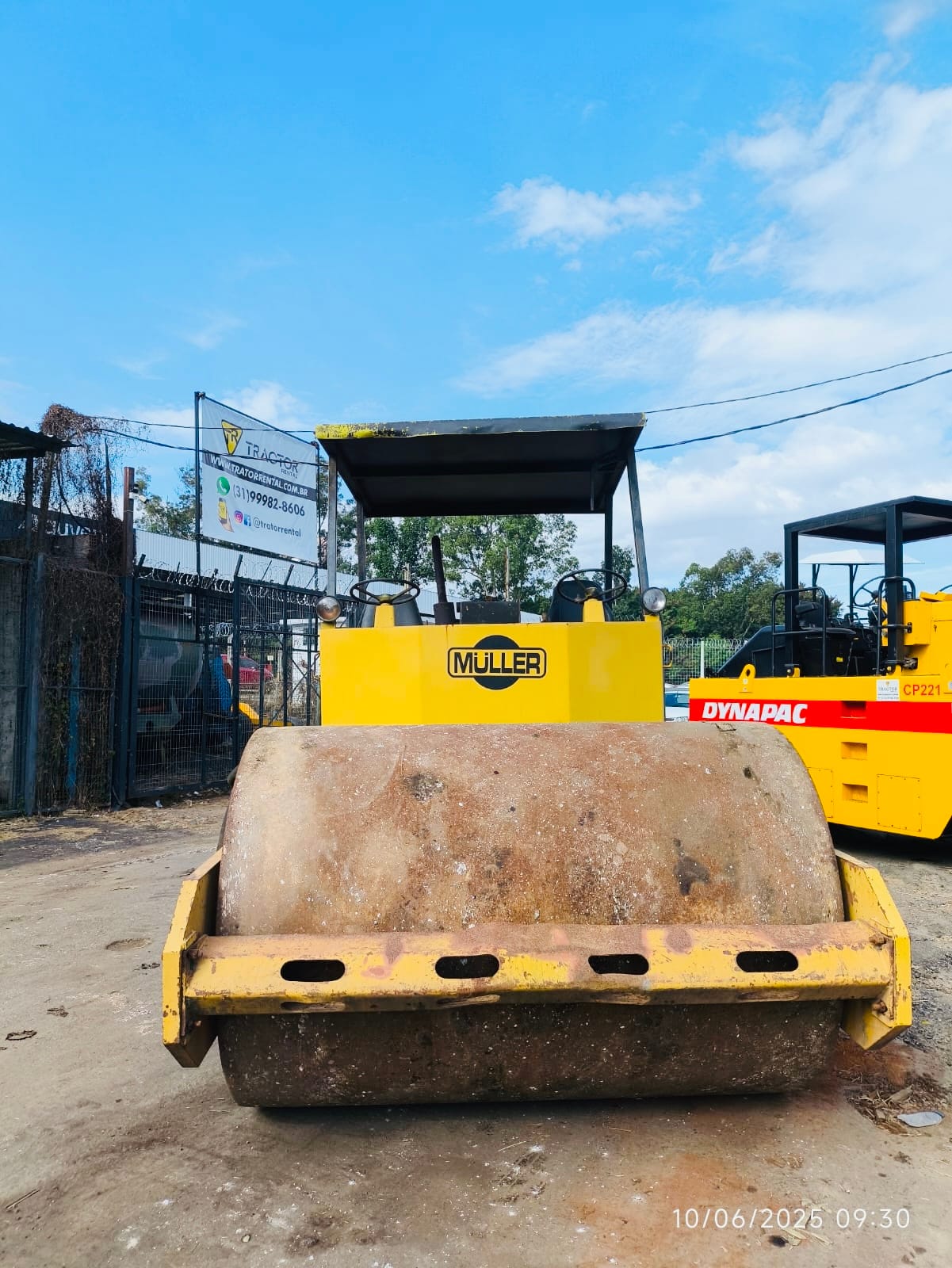 Rolo compactador Müller VAP70 PD 1994 - Imagem 6