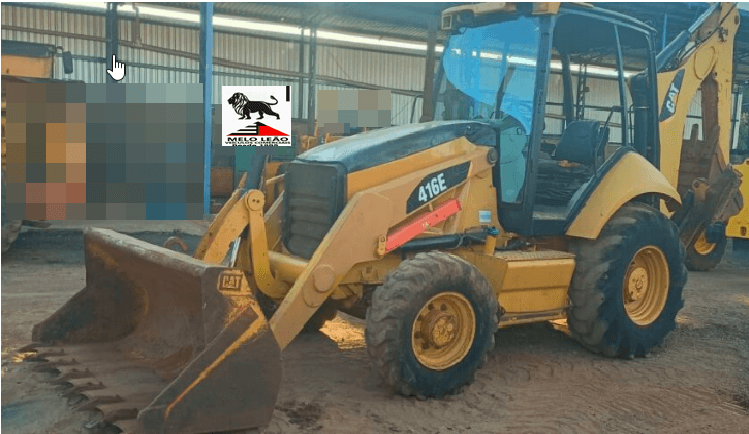 Retroescavadeira Caterpillar 416E 4X4 2010 - Imagem 1