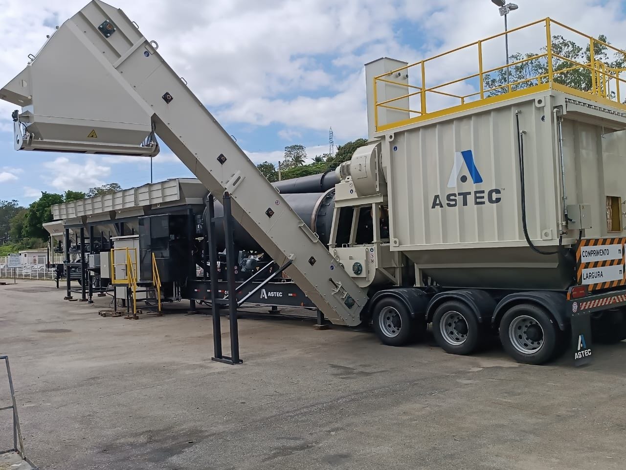 Outras máquinas e equipamentos ASTEC Usina de Asfalto ASTEC Ventura 140ton/hr 2025 - Imagem 1