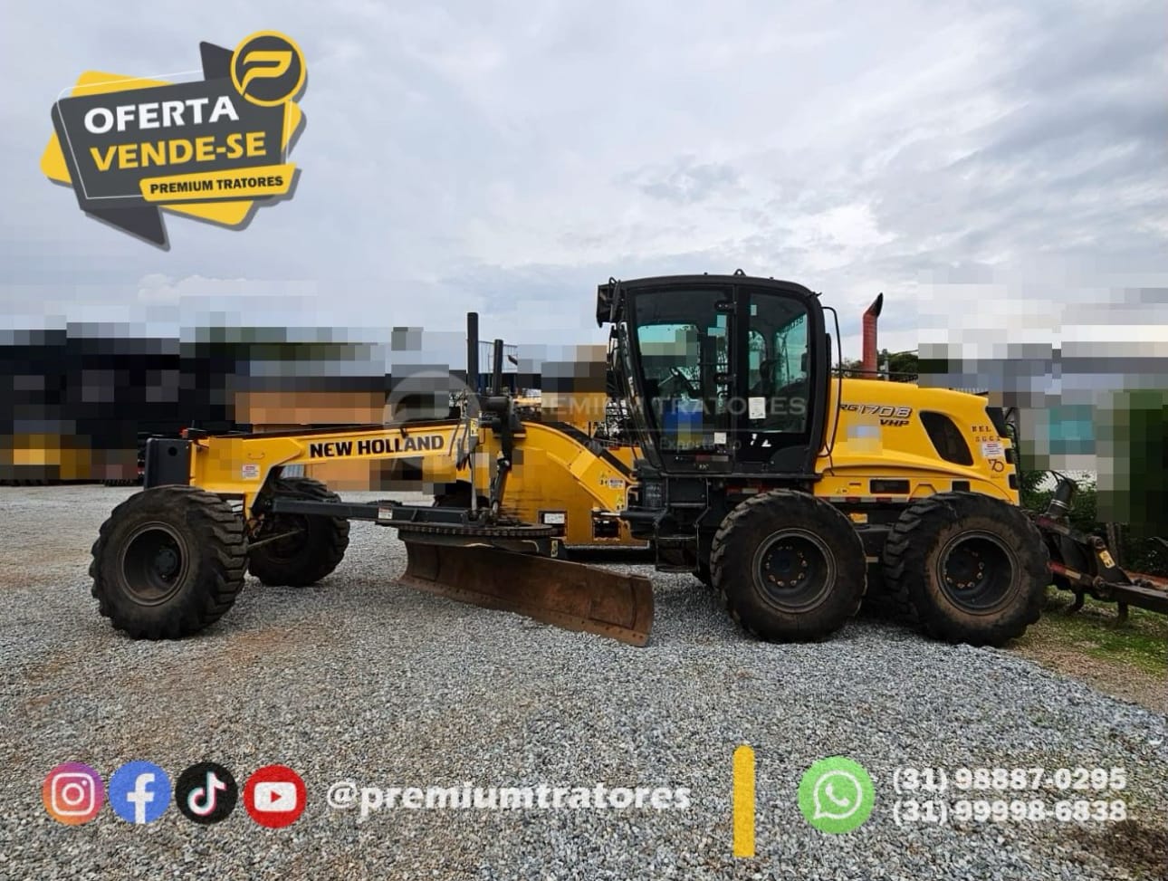 Motoniveladora New Holland RG 170B 2021 - foto 1 de 2