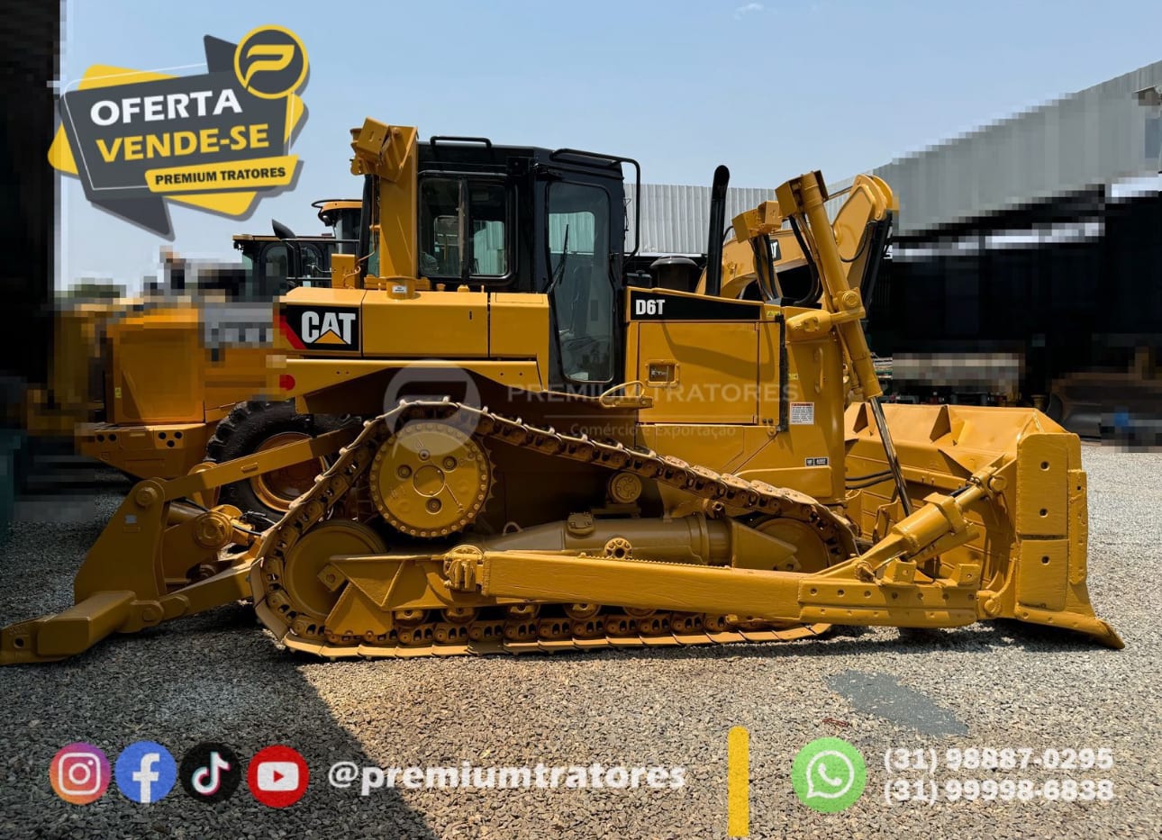 Trator de esteira Caterpillar D6T 2018 - foto 1 de 9