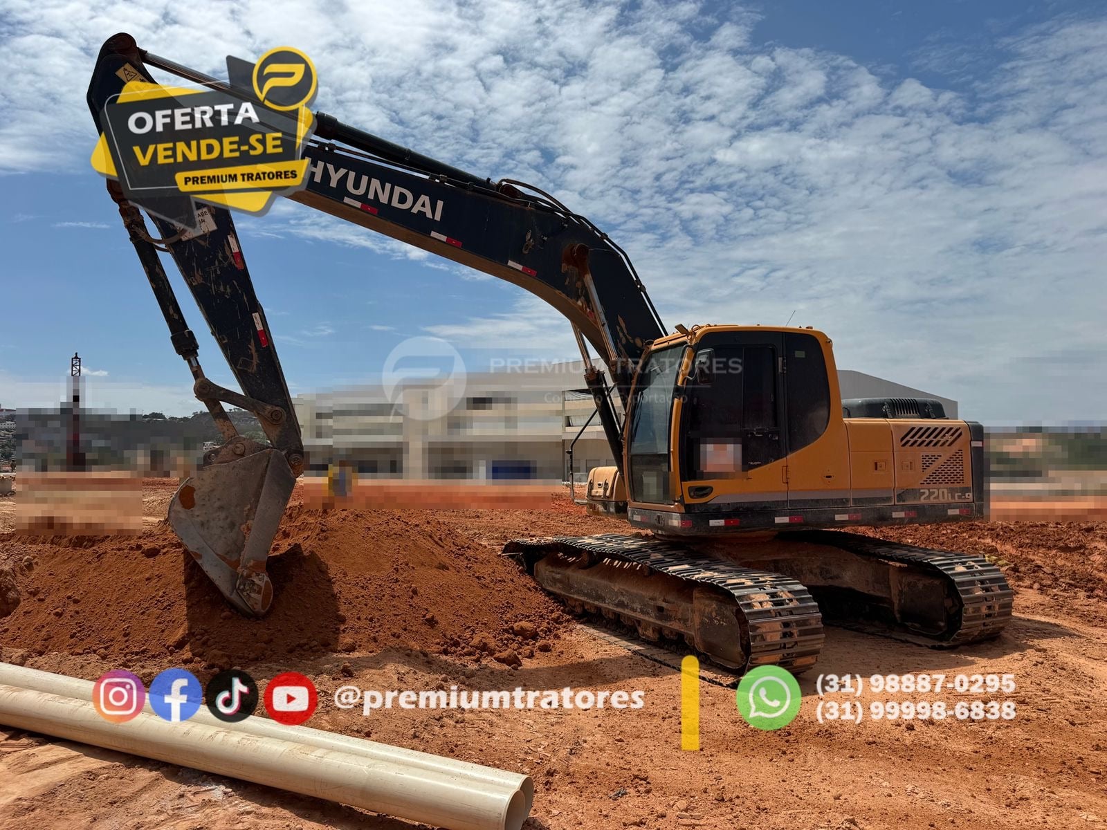 Escavadeira Hyundai R220LC-9 2020 - foto 1 de 13